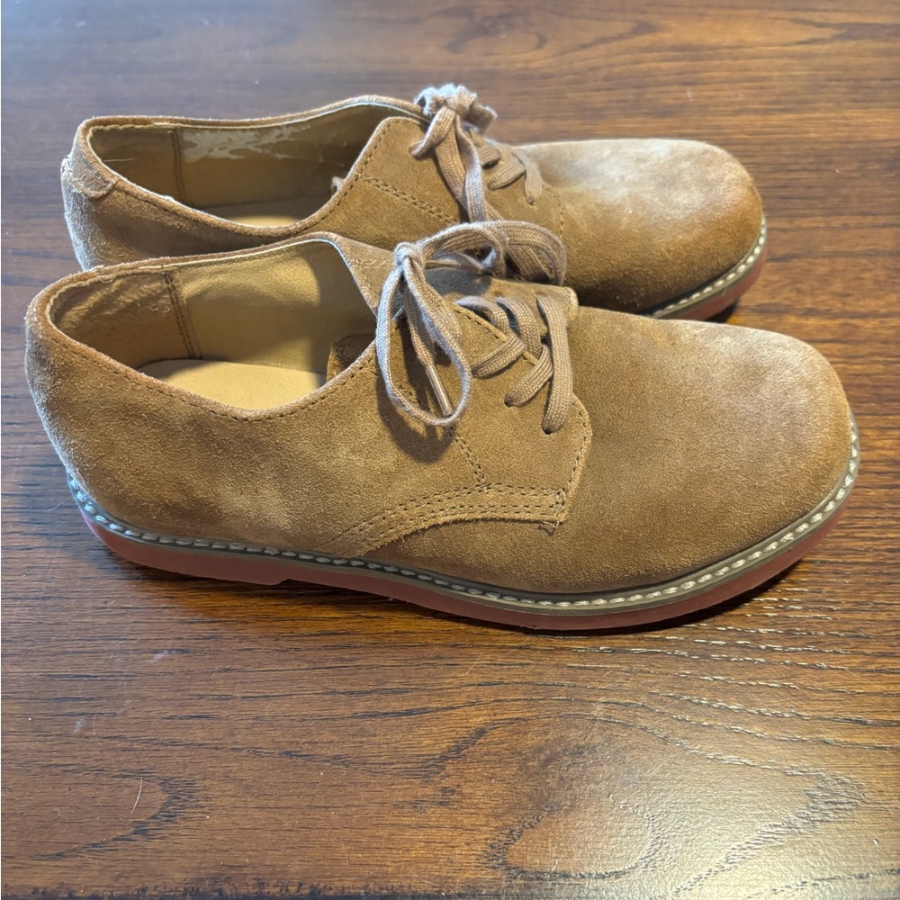 Sperry Tan Dress Shoes with Suede Finish